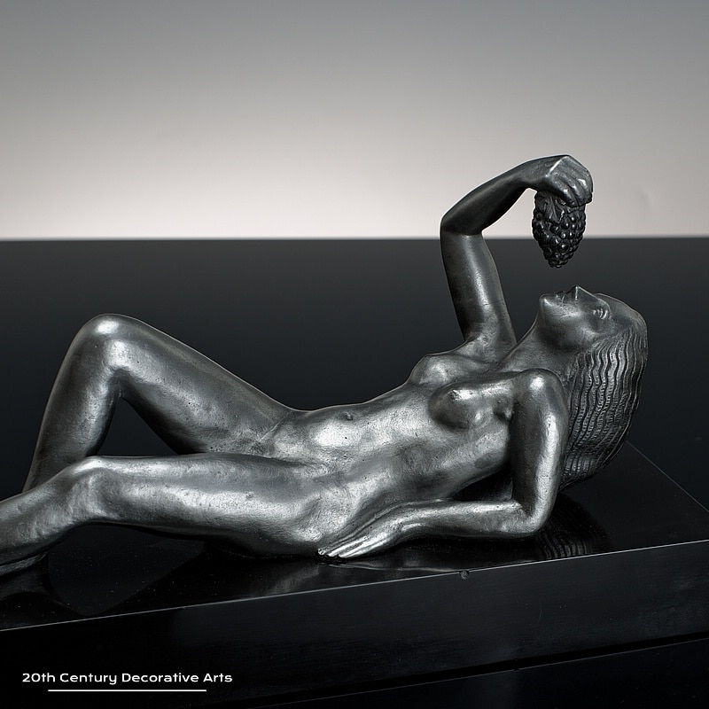 Art Deco bronze sculpture, France circa 1925 Marcel
            Bouraine
