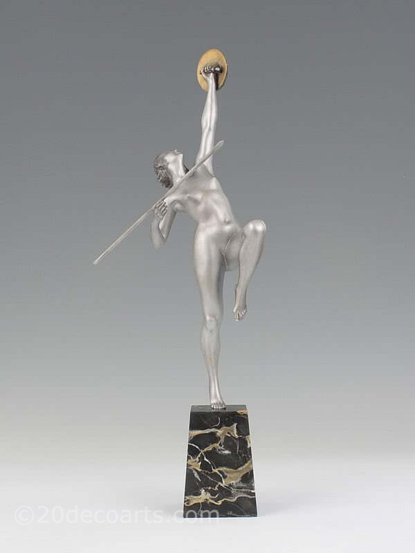  Henri Fugère- An Art Deco Bronze figure, France c1925 | 20th Century Decorative Arts