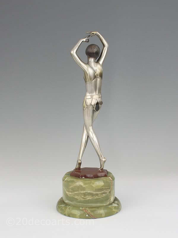 Josef Lorenzl art deco bronze figure for sale