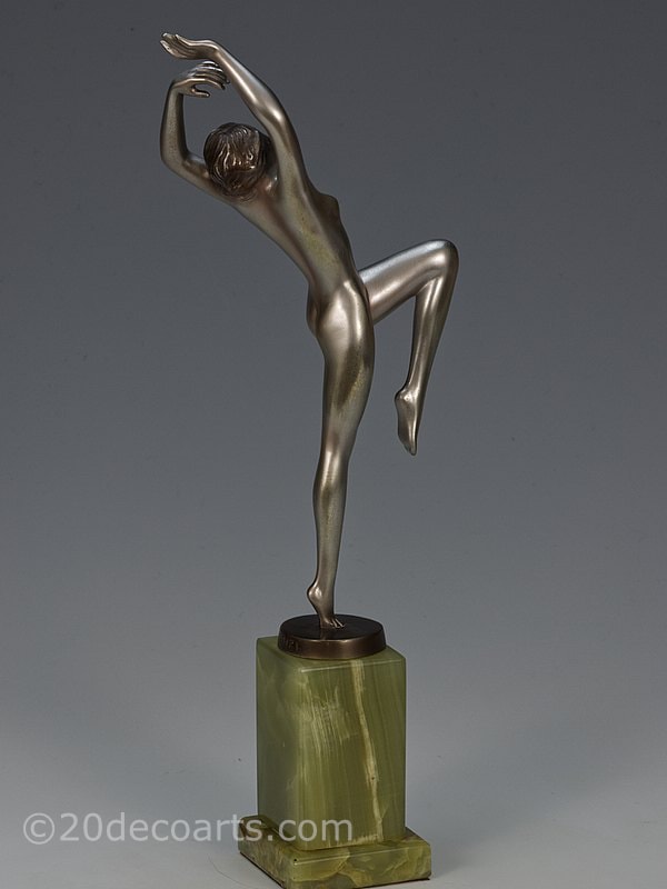   Josef Lorenzl - An Art Deco Austrian bronze figure, circa 1930  3 