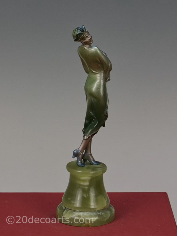   Josef Lorenzl Art Deco bronze movie star 