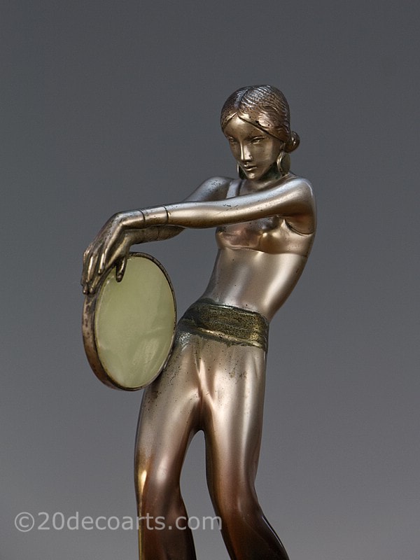   Josef Lorenzl - An Art Deco bronze Harem Dancer figurine, Vienna Austria 