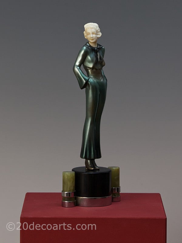 Josef Lorenzl Art Deco bronze figures for sale Lorenzo 2