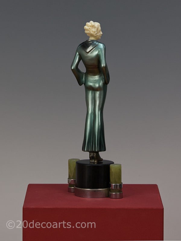   Josef Lorenzl Art Deco bronze sculpture Lorenzo 5 