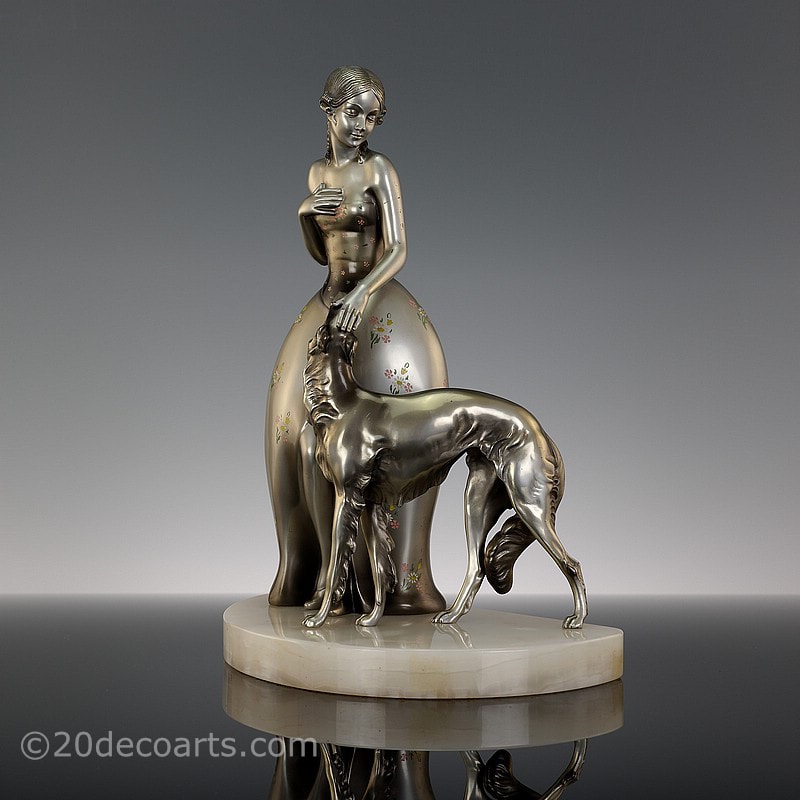  Josef Lorenzl Art Deco bronze figures for sale Lorenzo Victor Arwas