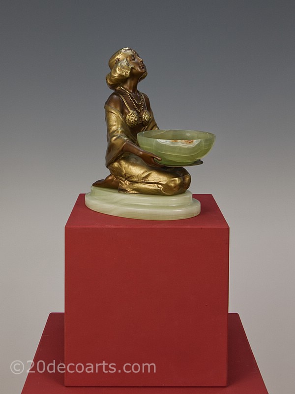 Josef Lorenzl Art Deco bronze figurine 1920
