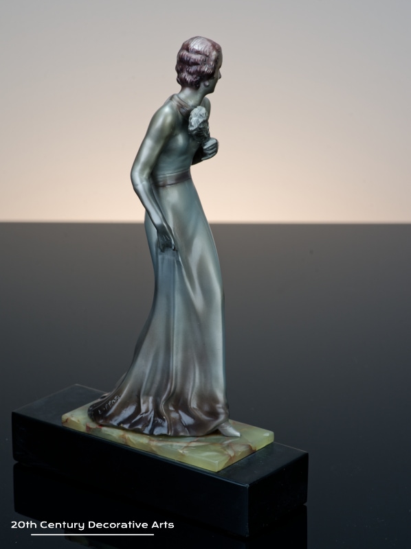  josef lorenzl art deco bronze figure for sale