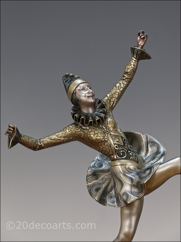  Jules Jourdain art deco statue 1930 bronze 