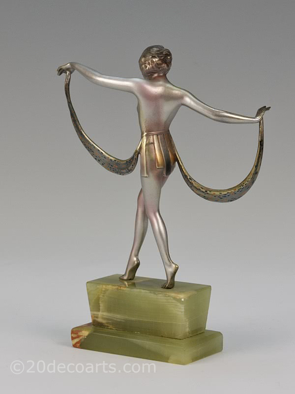  20th Century Decorative Arts |Josef Lorenzl - An Art Deco bronze dancer figure