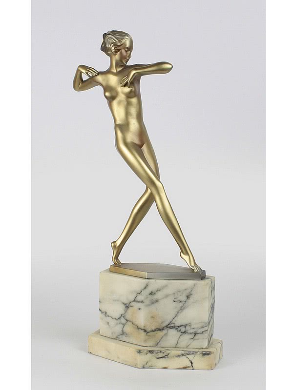  20th Century Decorative Arts |Josef Lorenzl - An Art Deco bronze figure