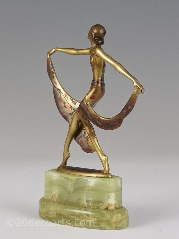 Josef Lorenzl- An Art Deco bronze figure, Vienna 1930