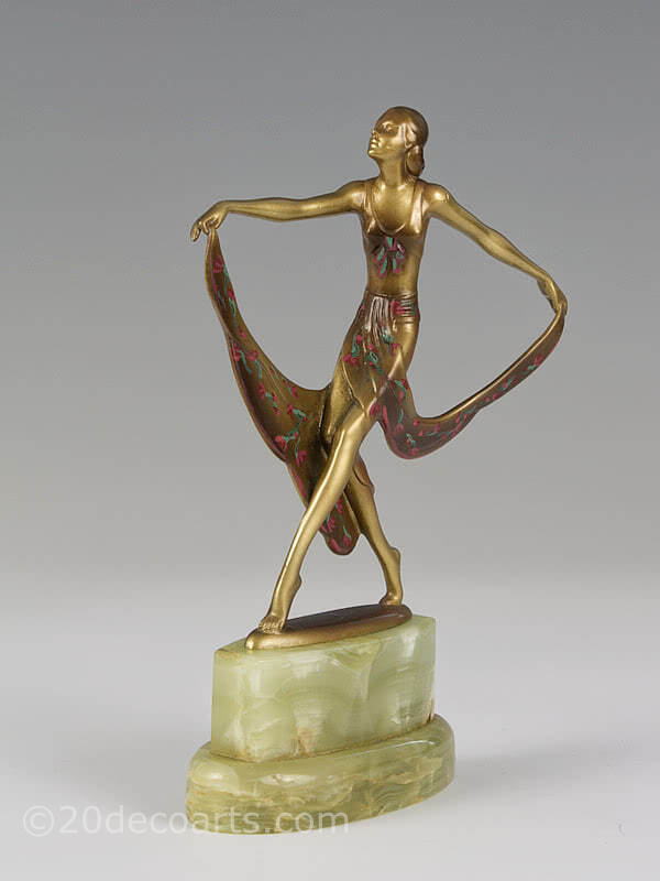 Josef Lorenzl- An Art Deco bronze figure, Vienna 1930