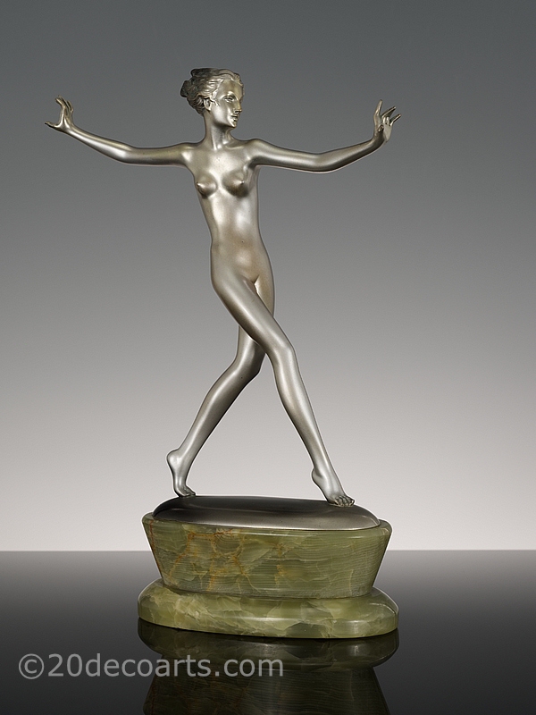  Josef Lorenzl - An Art Deco bronze figure Lorenzl Lorenzi