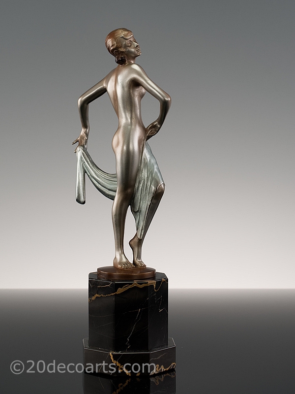  Lorenzl Art Deco Dancing lady figurine 1925  
