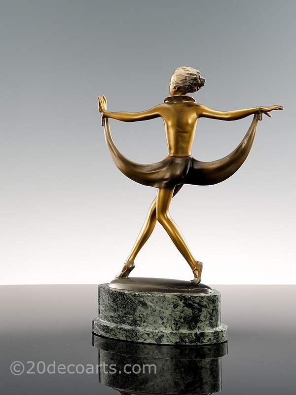 Josef Lorenzl - Art Deco Austrian bronze dancer figure