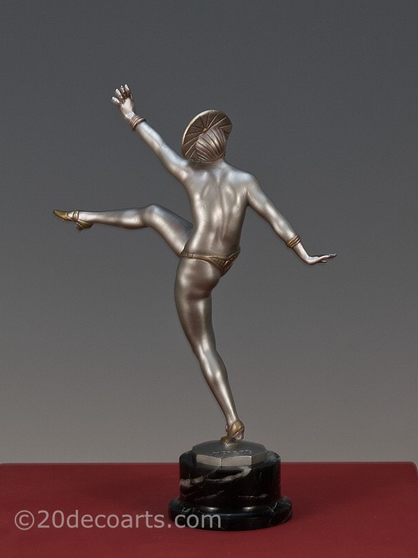 Morante - An Art Deco bronze sculpture France circa 1925,                 titled High Kick