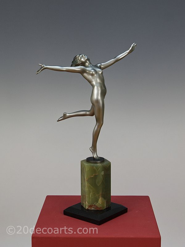 Otto Hafenrichter- Art Deco bronze figure 1930