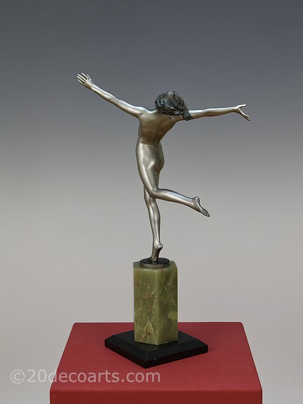  Otto Hafenrichter- Art Deco bronze figure 1930 