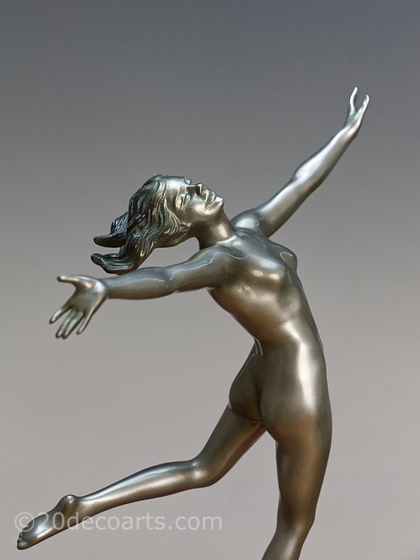  Otto Hafenrichter- Art Deco bronze figure 1930 