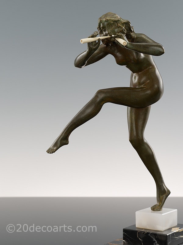  20th Century Decorative Arts |A rare Art sculpture by Pierre Le Faguays, 