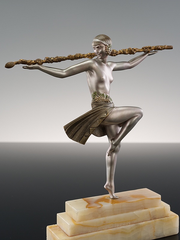  Danseuse au Thyrse sculpture by Pierre Le Faguays, 