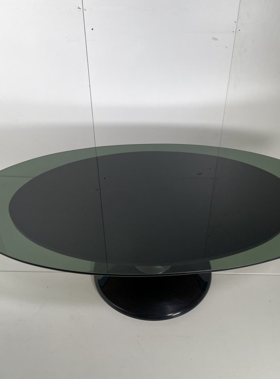 ☑️ Rare Space Age Chromcraft ‘Marquise’ Oval Tulip Coffee Table c1970’s 