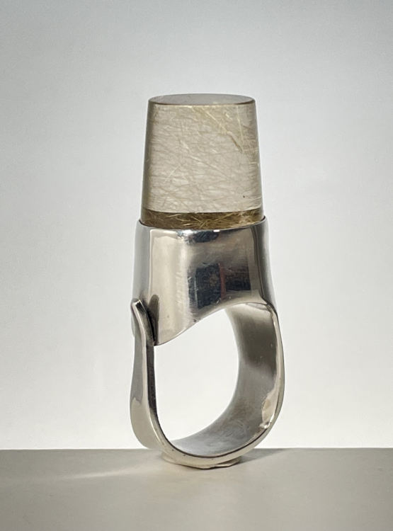☑️ Vivianna Torun Bülow-Hübe (1927 - 2004) ring for Georg Jensen c1970