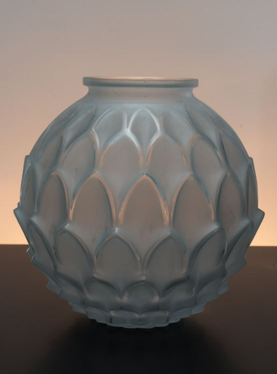 ☑️ pierre d'avesn artichoke glass lamp