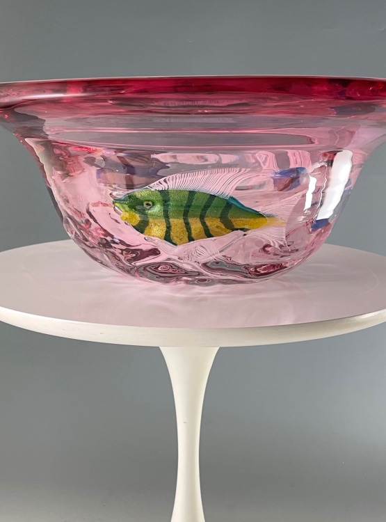 ☑️ pino signoretto glass aquarium bowl 