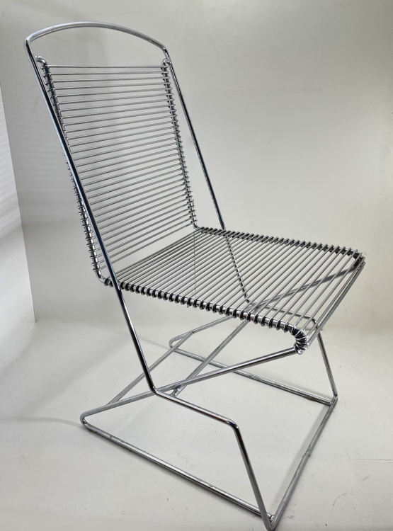 ☑️Till Behrens Kreuzschwinger chairs for Schlubach, Germany c1983